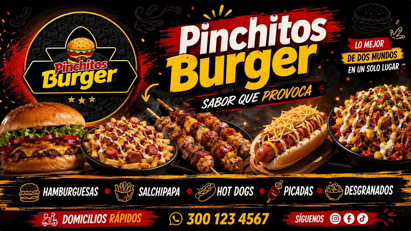 Pinchitos Burger