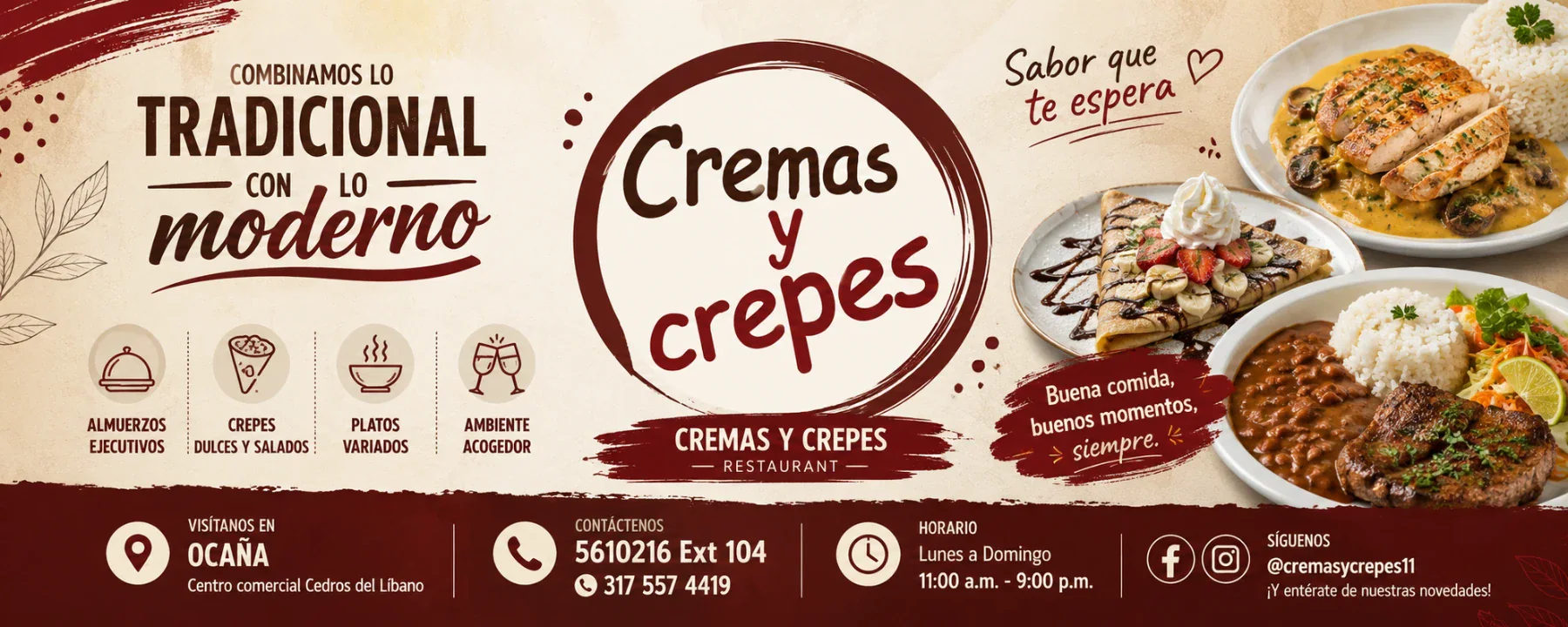 Cremas y Crepes